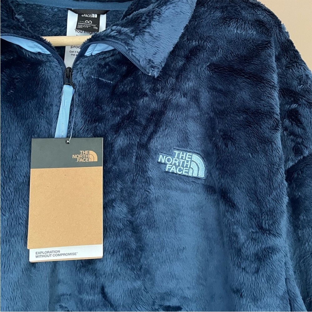 {The North Face} Novelty Osito Pullover Jacket in Blue - Womens XXL - NWT - Picture 4 of 15